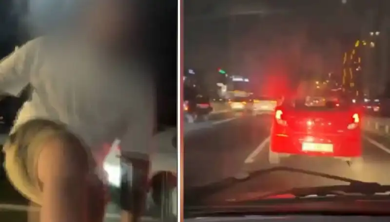Trafik Magandası Kameralarda: O Anlar Çarptı Gözlerimize