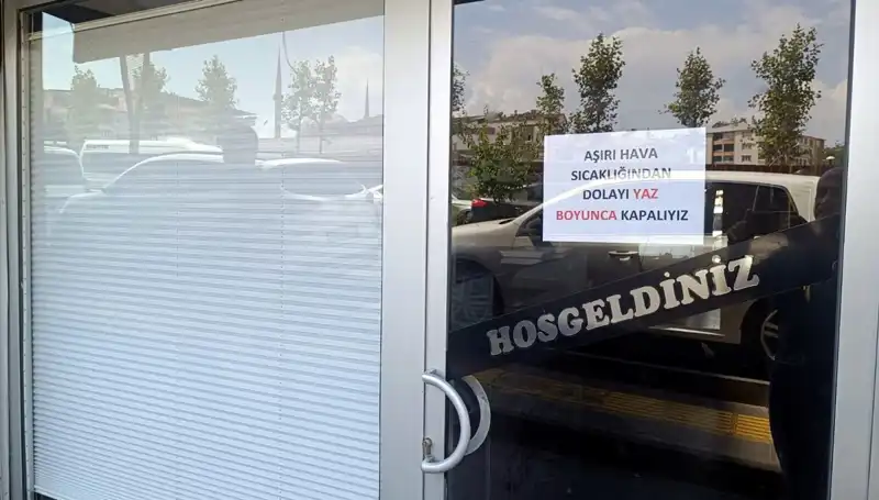 Afrika Sıcakları Esnafı Vurdu: Dükkanlar Yaz Boyu Kapandı!