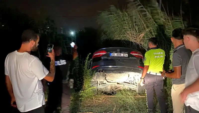 Dur İhtarı Uymayan Trafik Magandası, Dere Yatağına Düşerek Yakalandı