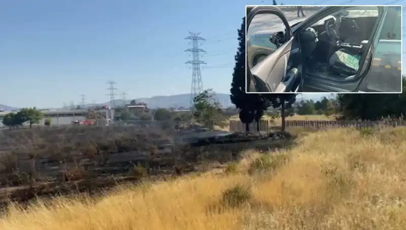 İzmir'de Korkutan Yangın: Otluk Alanından AVM Otoparkına Sıçradı