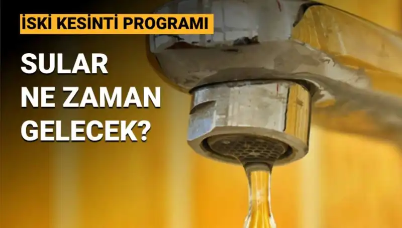 İstanbul’da Su Kesintisi! İSKİ 3 Mayıs Programı ve Detayları