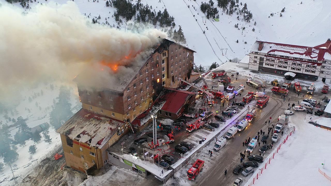 Kartalkaya Kayak Merkezi'nde Otel Yangınında 10 Ölü, 32 Yaralı!