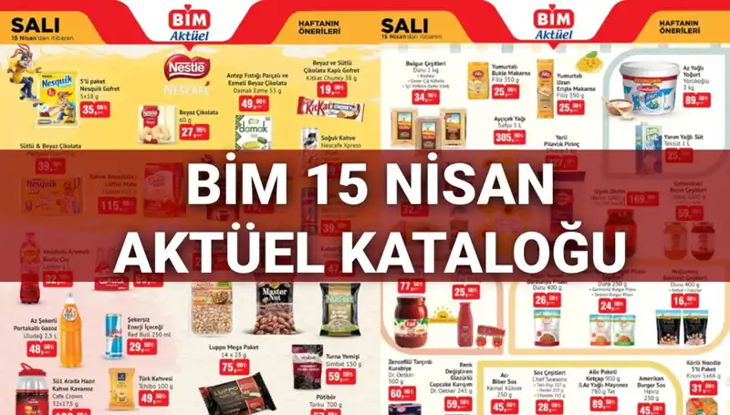 BİM Aktüel Kataloğu 15 Nisan Salı: Makyaj Ürünlerinde Yüzde 50 İndirim Fırsatı!