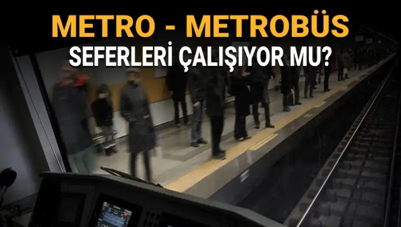 İstanbul'da Ulaşım Kaosu: Metrobüs ve Metro Durumu Ne?