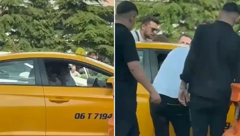 Trafikteki Gerilim: Sürücü Taksi Şoförüne Yumruk Attı!