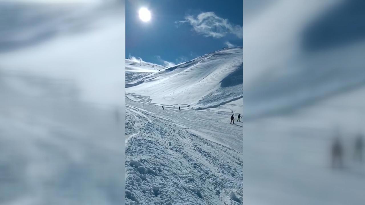 Palandöken'de Çığ Düştü: Kayakçılara Kapalı Alan Tehlike Sahası